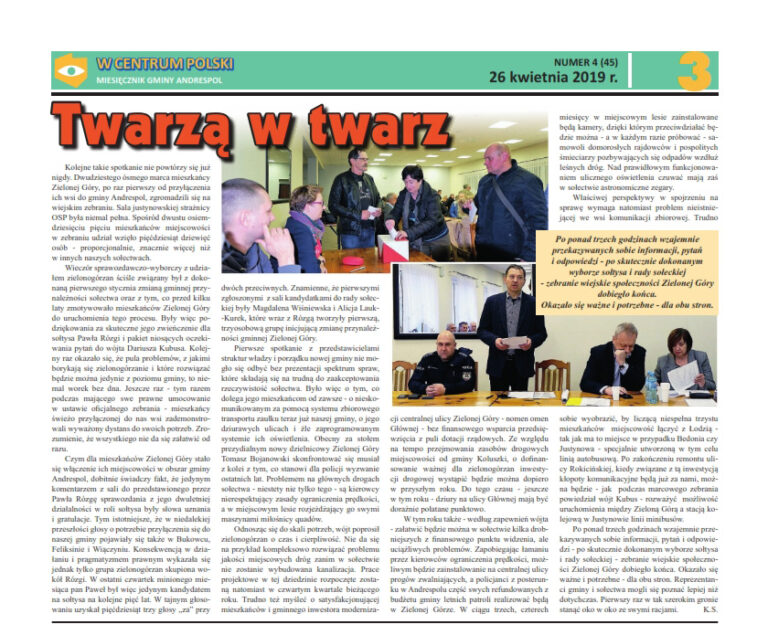 Twarzą w Twarz – reportaż