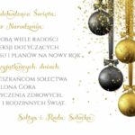 Życzenia Świąteczno Noworoczne