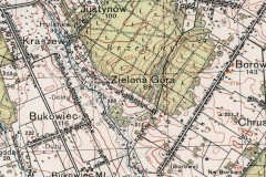 Mapa-wsi-Zielona-Gora-lata-30-XIX-wieku